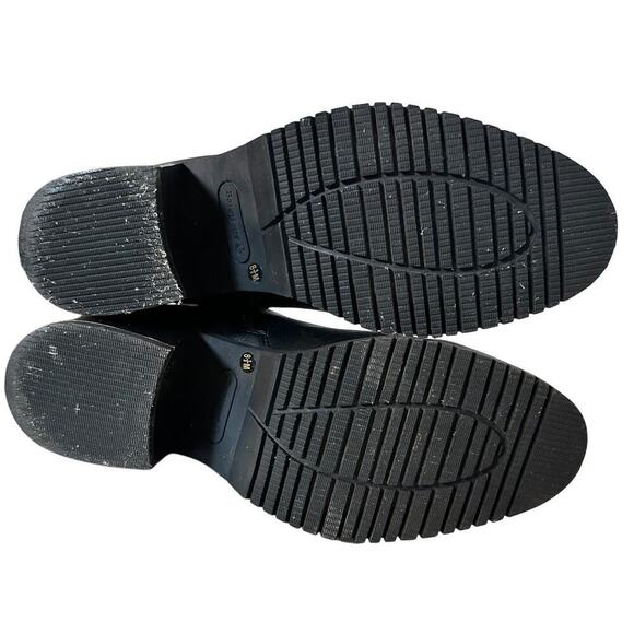 Baretraps Felicia Vegan Leather Chunky Heel Side Zip Black Ankle Boots Sz 8.5 M - Picture 15 of 16